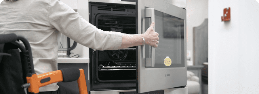 properly installed kitchen accessibility equipment