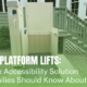 vertical platform lift
